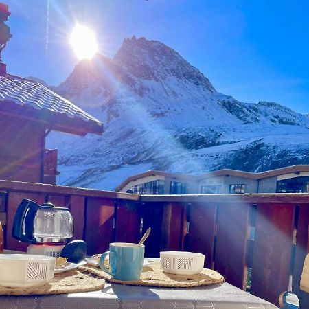 Charmant Studio Aux Pieds Des Pistes Vue Sur La Montagne Tignes Exterior foto